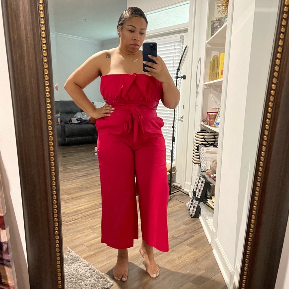 New York and Company strapless rhomper